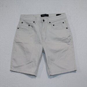 Kenneth Cole Men Cream Shorts Slim Fit Today is your Day Size 28x28